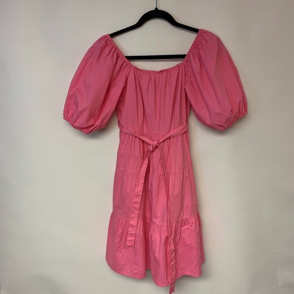 sim & sam Dresses & Skirts - Coquette Romantic Cottagecore Boho Feminine Romantic Puff Sleeves Mini Smocked